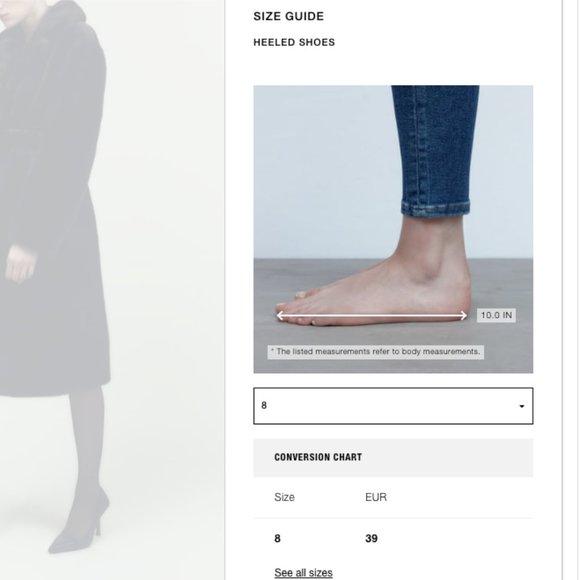 Zara Crystal Studded Stiletto Heel Shoes Women's Size EU 39 US 8 - Picture 12 of 13